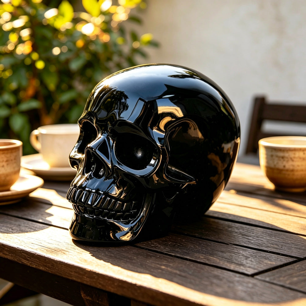 Black Obsidian Crystal Skull：Find Transformation & Inner Calm in a Chaotic World