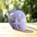 2.2" Blue Chalcedony Crystal Skull Carving  #SKH22046
