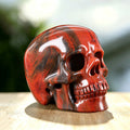 3.0" Red Jasper Crystal Skull Carving  #SKH30075
