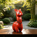 1.4" Red Jasper Alpaca Carving  #CHA0032