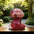2.0" Red Jasper Snake Carving  #CHA0011