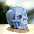 3.0" Blue Aventurine Crystal Skull Carving  #SKH30064