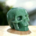 3.0" Green Aventurine Crystal Skull Carving  #SKH30057