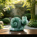 3.0" Green Aventurine Snail Carving  #CHA0020