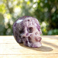 2.2" Amethyst Crystal Skull Carving  #SKH22038