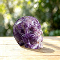 2.2" Amethyst Crystal Skull Carving  #SKH22054