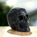 3.0" Hot Lava Stone Agate Crystal Skull Carving  #SKH30066