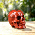 2.2" Red Jasper Crystal Skull Carving  #SKH22023