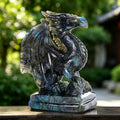 4.3" Labradorite Pterosaur Carving  #CTC0013