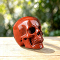 2.2" Red Jasper Crystal Skull Carving  #SKH22022
