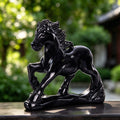 6.0" Black Obsidian Horse Carving  #CTC0053