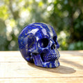2.2" Lapis Lazuli Crystal Skull Carving  #SKH22027