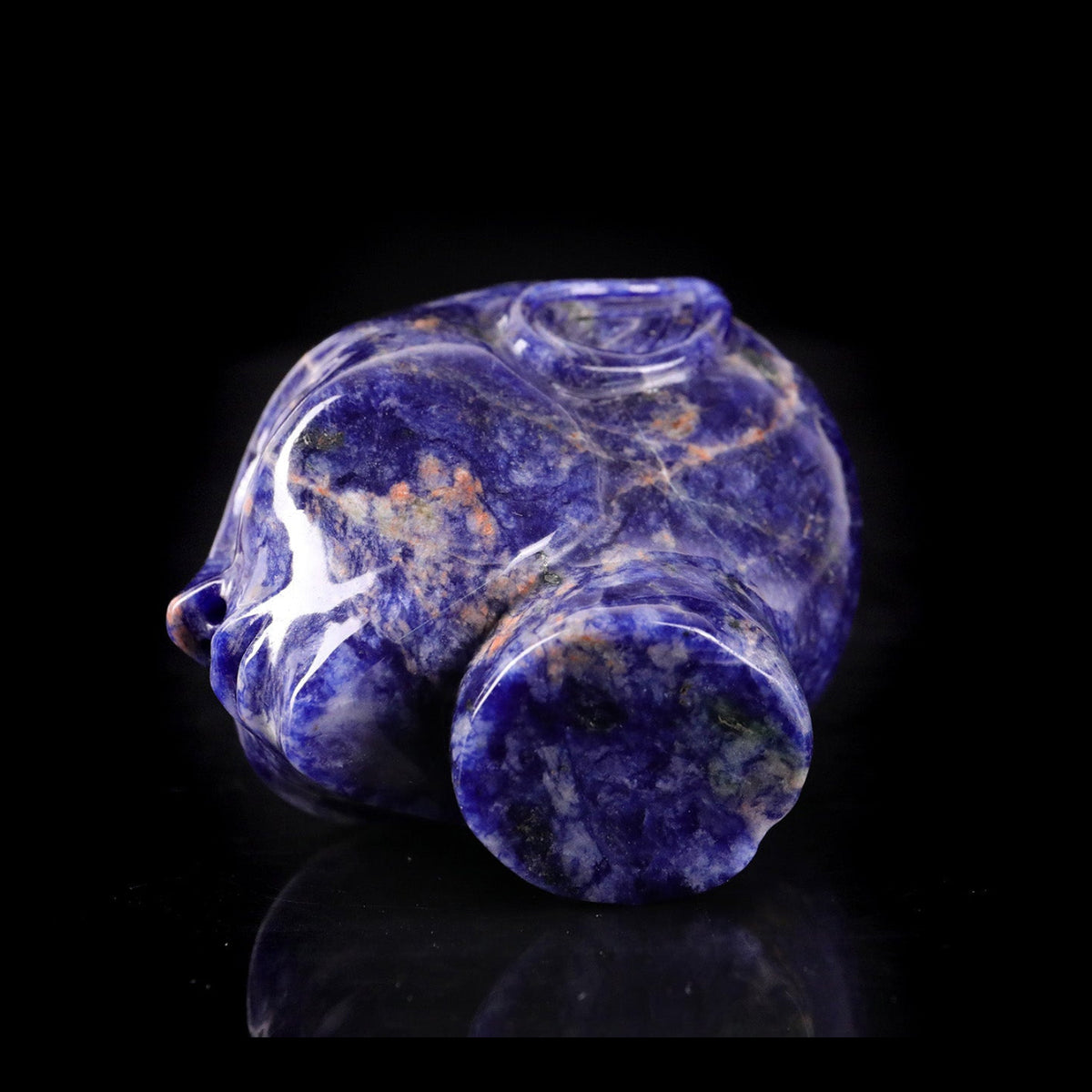 3.0" Sodalite Alien Skull Carving  #CSC0030