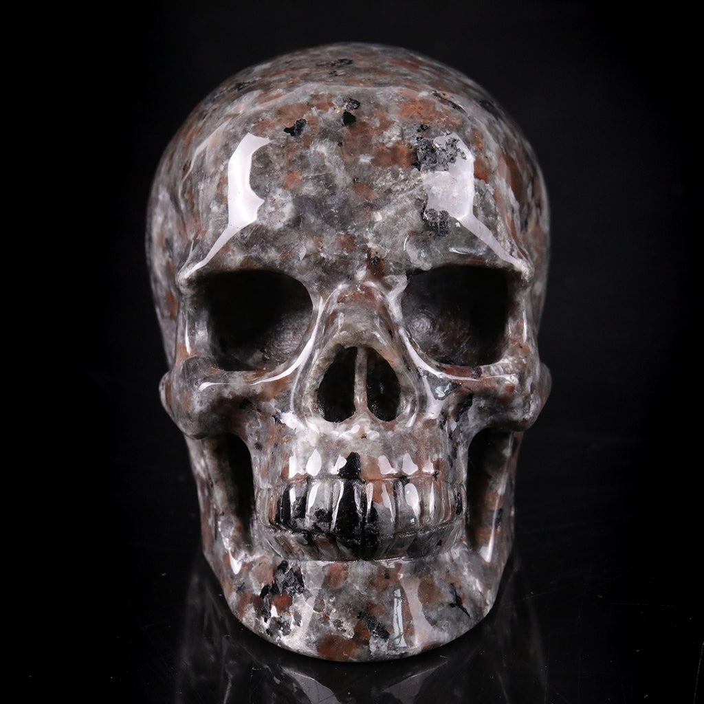 3.0" Yooperlite Crystal Skull Carving  #SKH30101