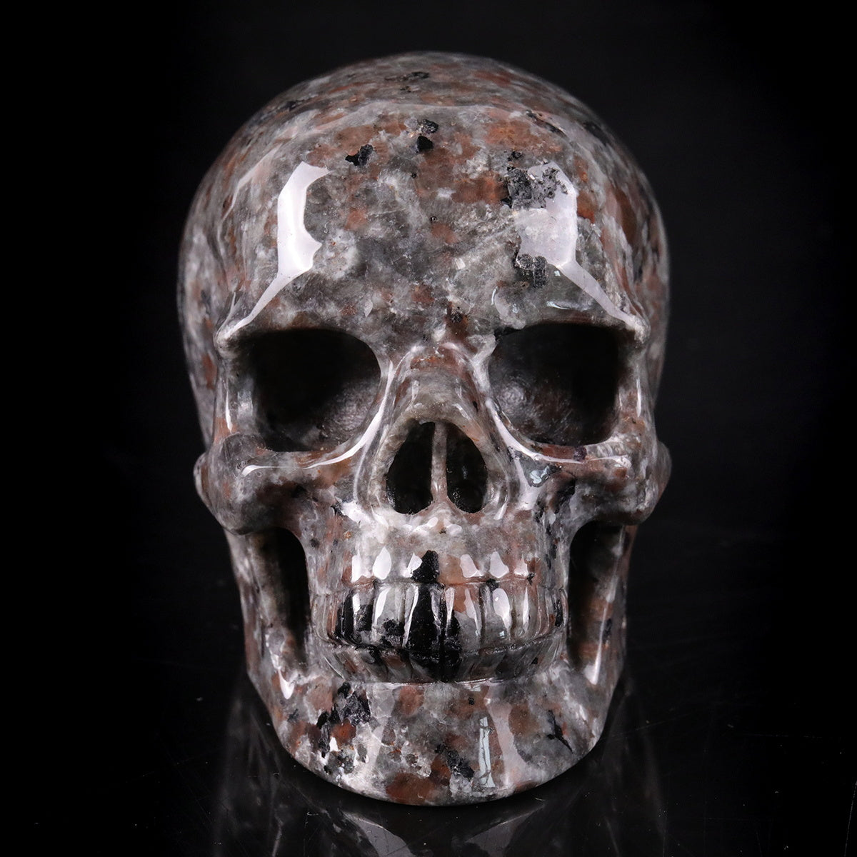 3.0" Yooperlite Crystal Skull Carving  #SKH30101
