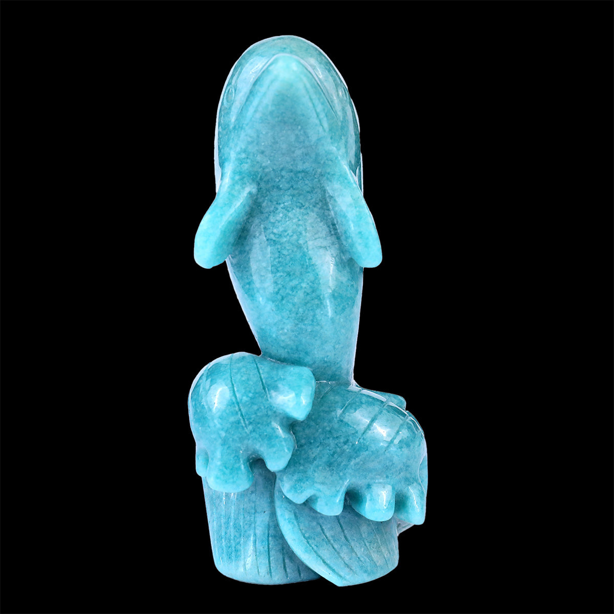 6.5" Amazonite Leaping Dolphin  #CTC0083