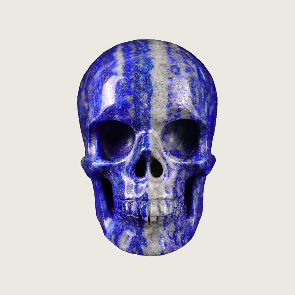 2.2" Lapis Lazuli Crystal Skull Carving  #SKH22027