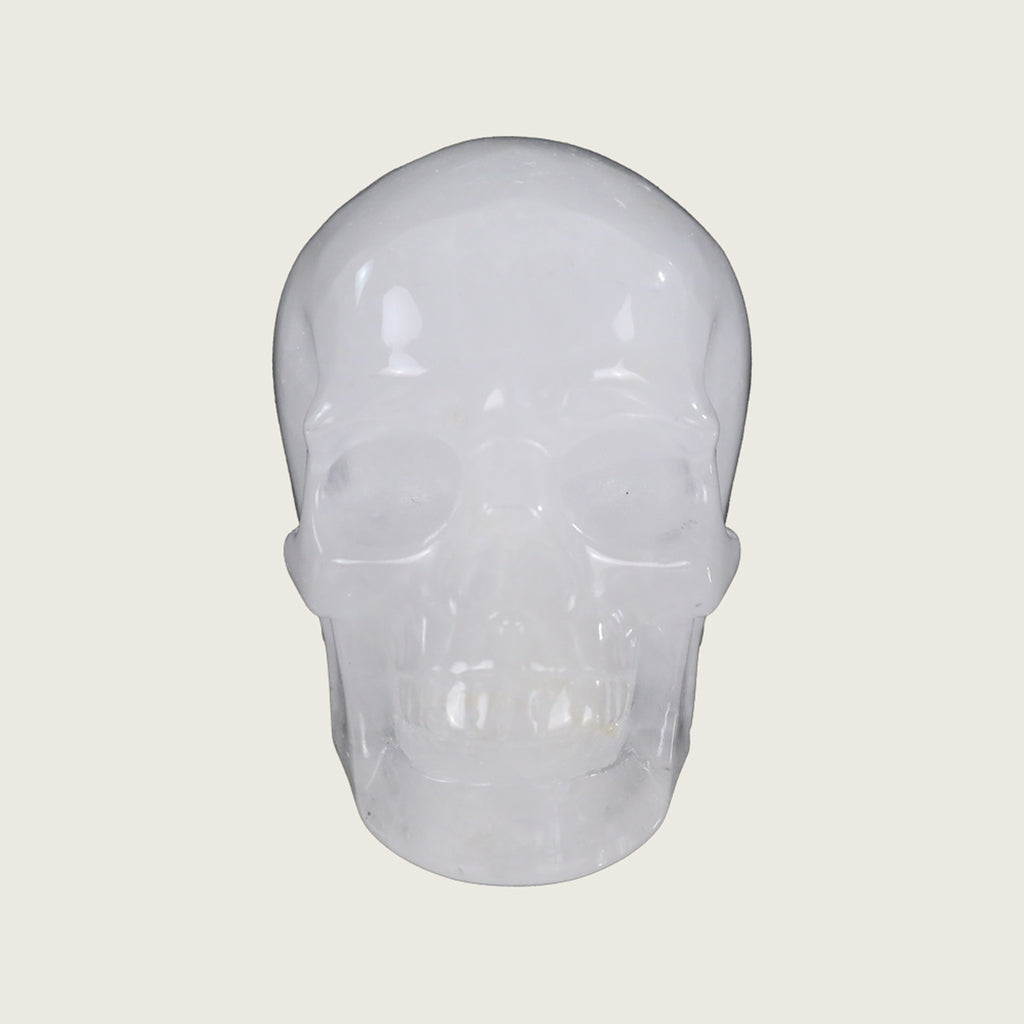 3.0" Angolan Quartz Crystal Skull Carving  #SKH30060