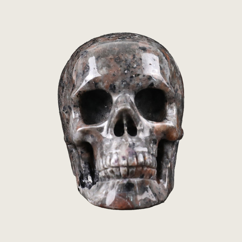 2.2" Yooperlite Crystal Skull Carving  #SKH22056