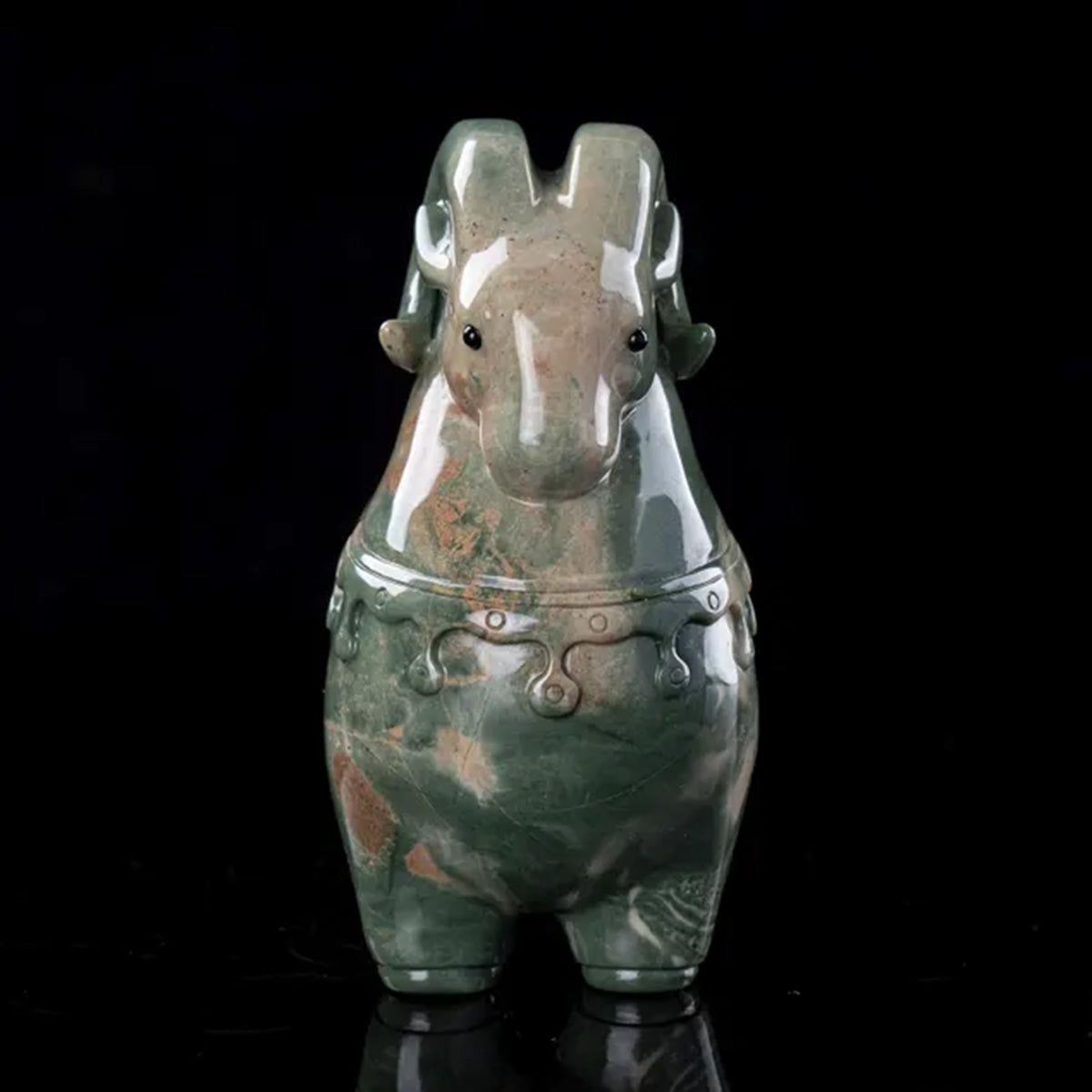 4.7" Jiulong Jade Bighorn Sheep  #CTC0087