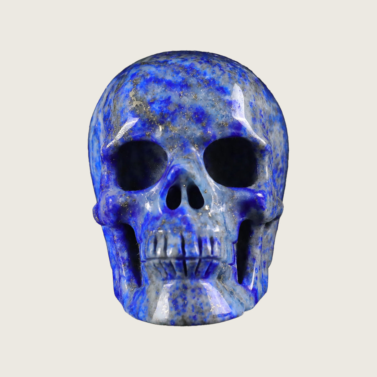 2.2" Lapis Lazuli Crystal Skull Carving  #SKH22058