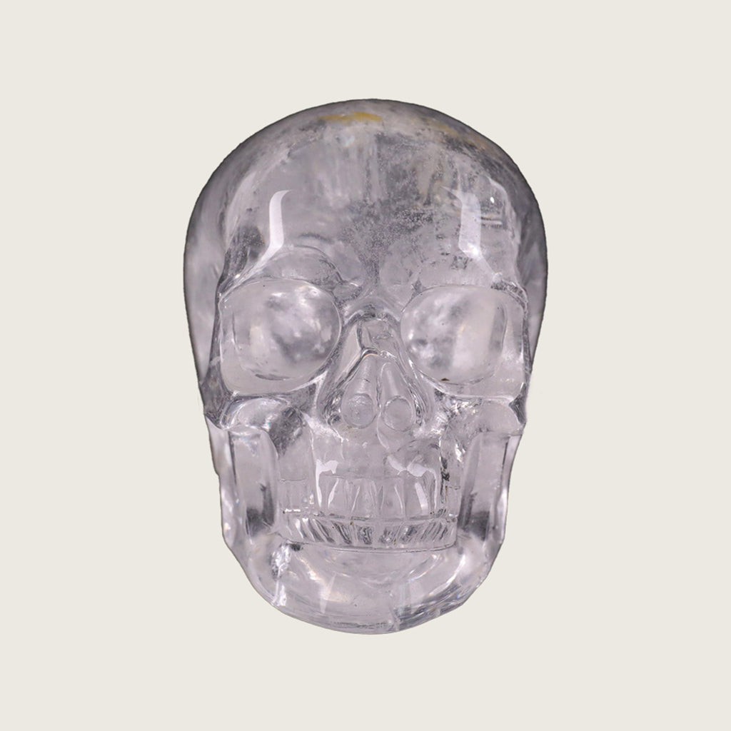 2.2" Clear Quartz Crystal Skull Carving  #SKH22033