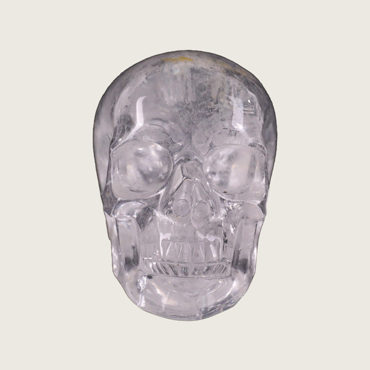 2.2" Clear Quartz Crystal Skull Carving  #SKH22033