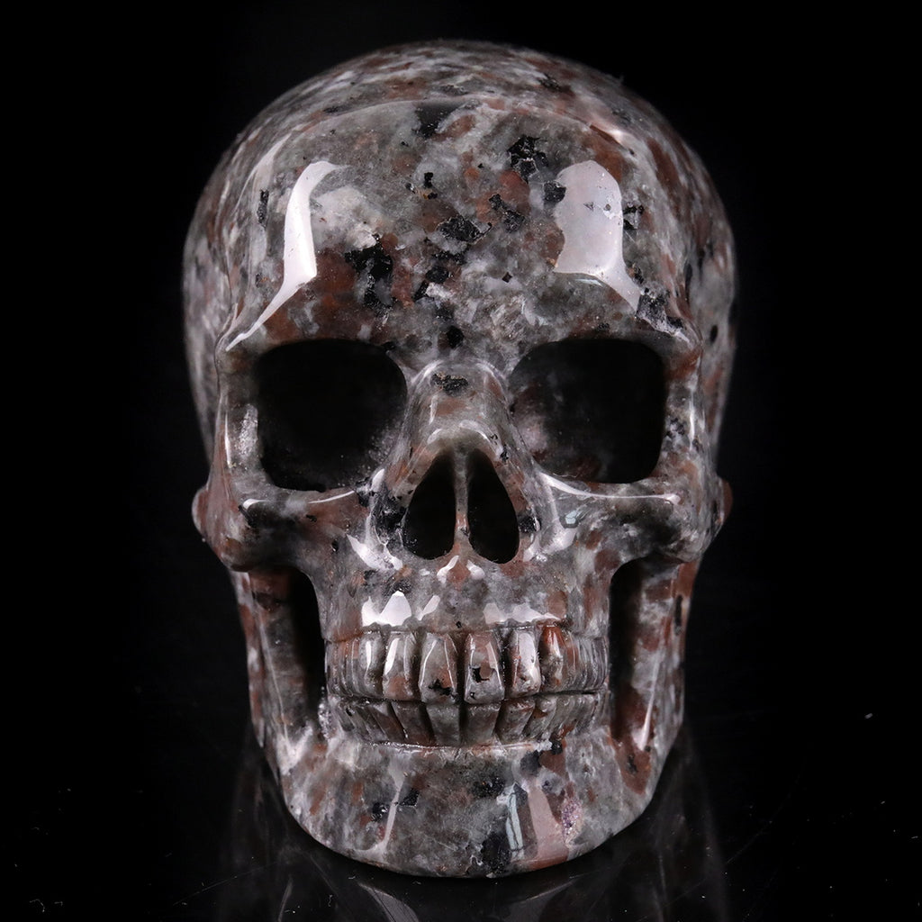 3.0" Yooperlite Crystal Skull Carving  #SKH30094