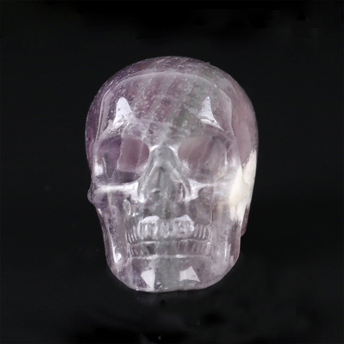 2.2" Fluorite Crystal Skull Carving  #SKH22077