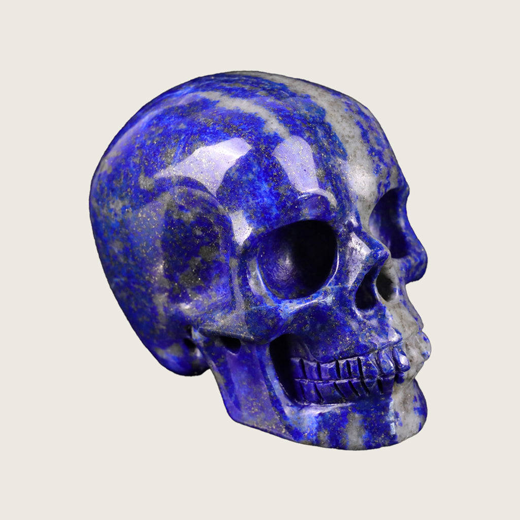 2.2" Lapis Lazuli Crystal Skull Carving  #SKH22027