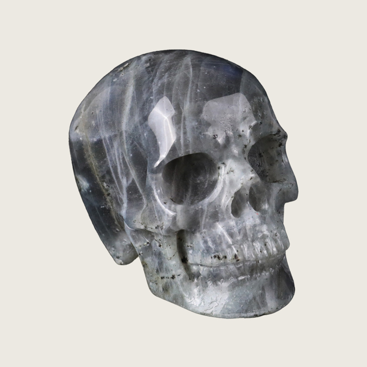 3.0" Labradorite Crystal Skull Carving  #SKH30040