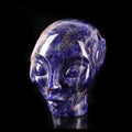 3.0" Sodalite Alien Skull Carving  #CSC0030