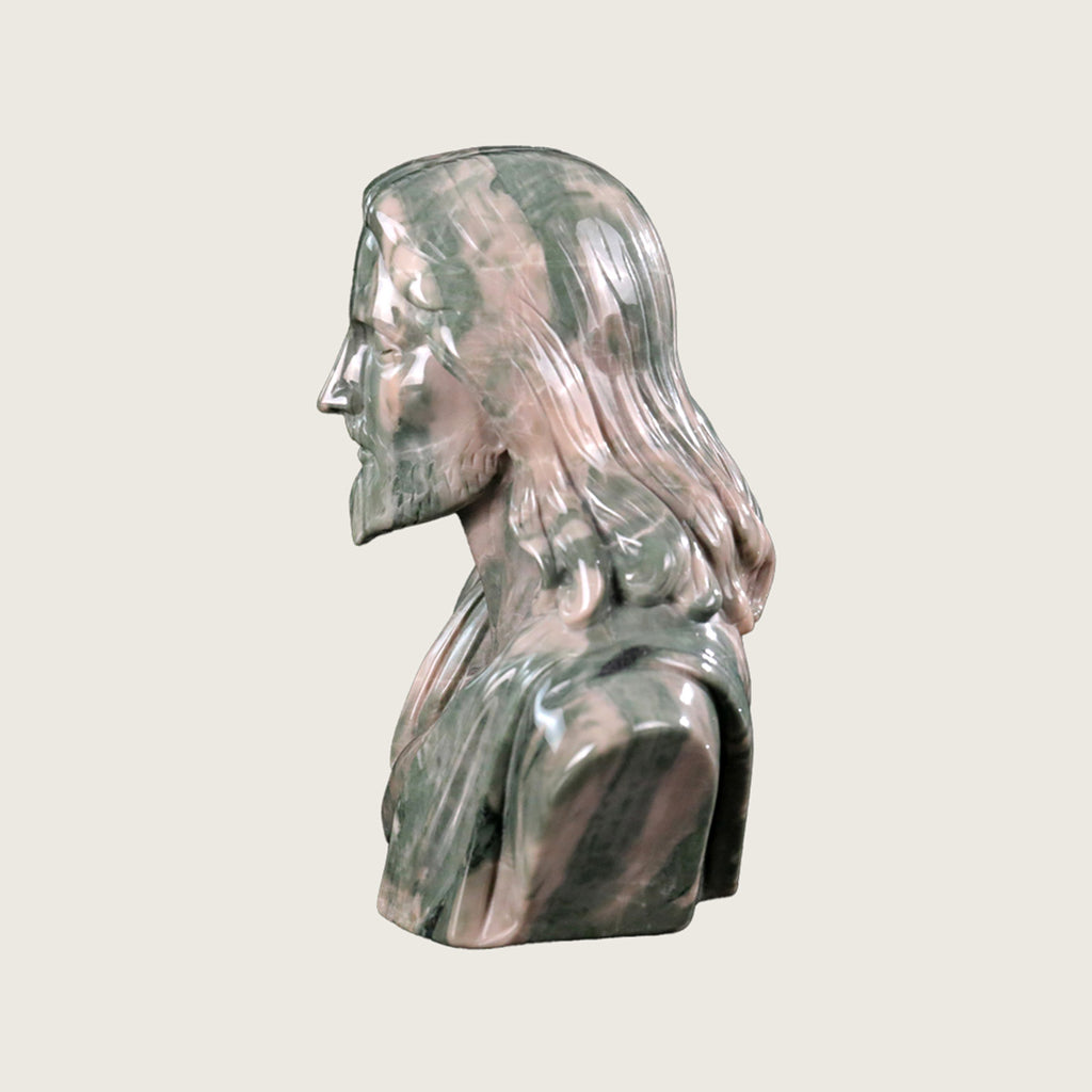 4.2" Jiulong Jade Jesus Carving  #CTC0049