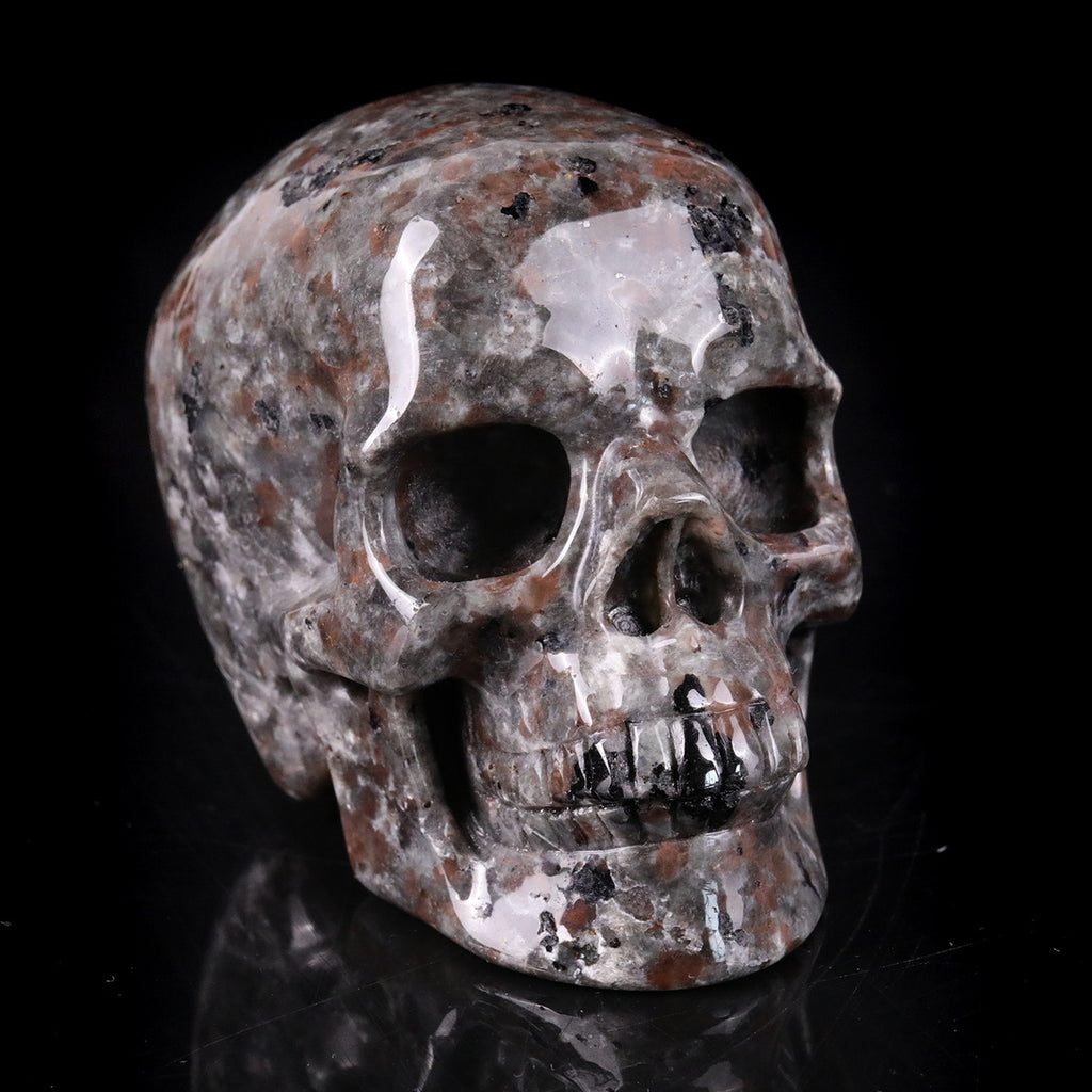 3.0" Yooperlite Crystal Skull Carving  #SKH30101