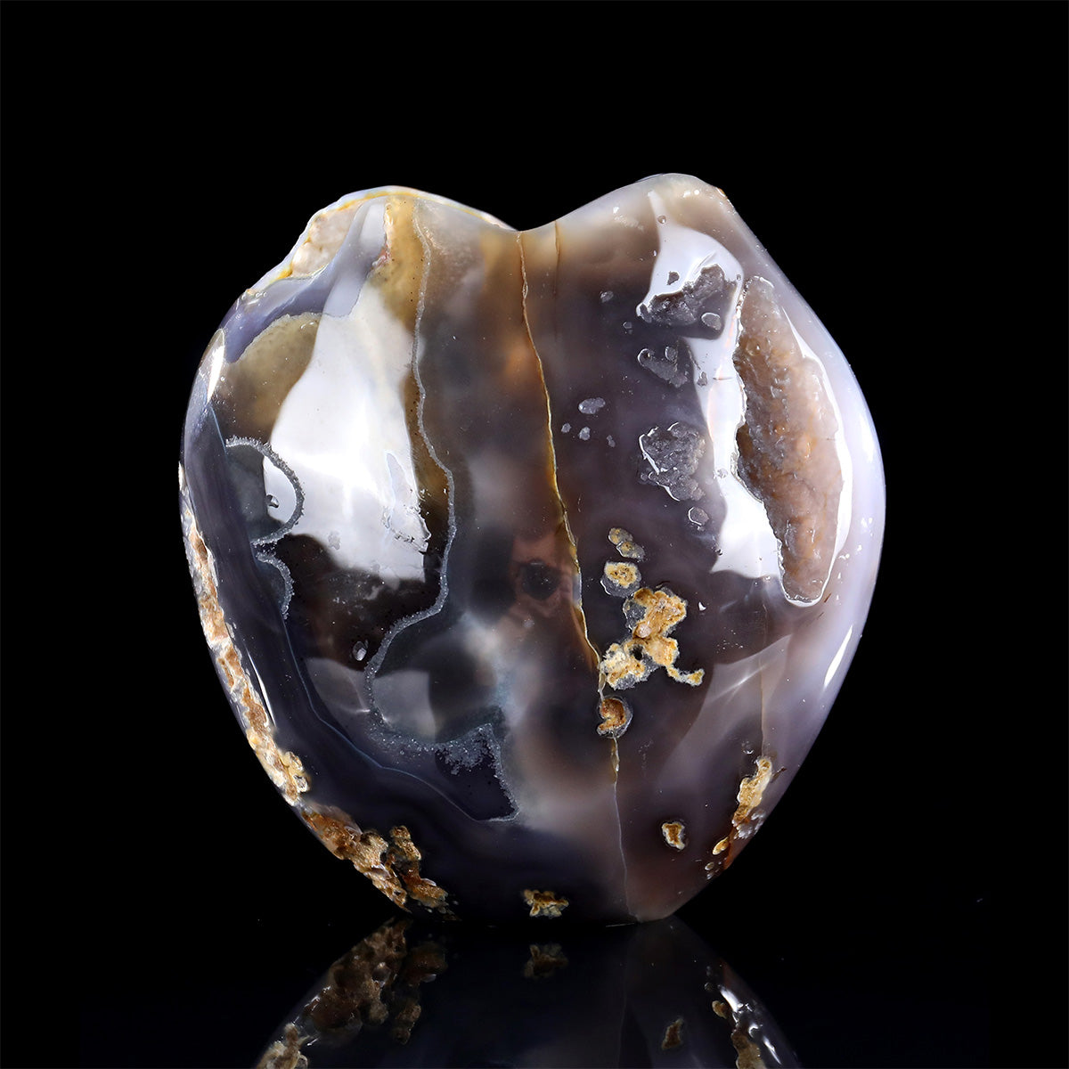 5.5" Geode Agate Crystal Vase Carving  #CHA0034