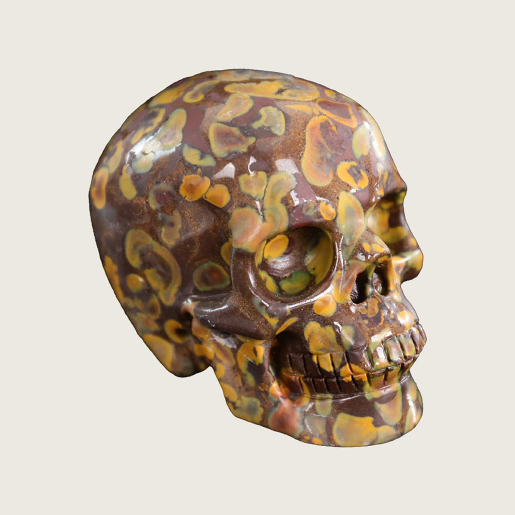 3.0" Oolite Crystal Skull Carving  #SKH30047