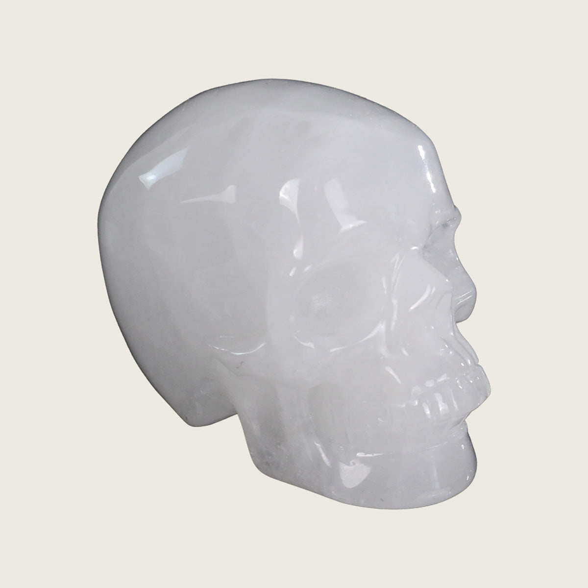 3.0" Angolan Quartz Crystal Skull Carving  #SKH30061