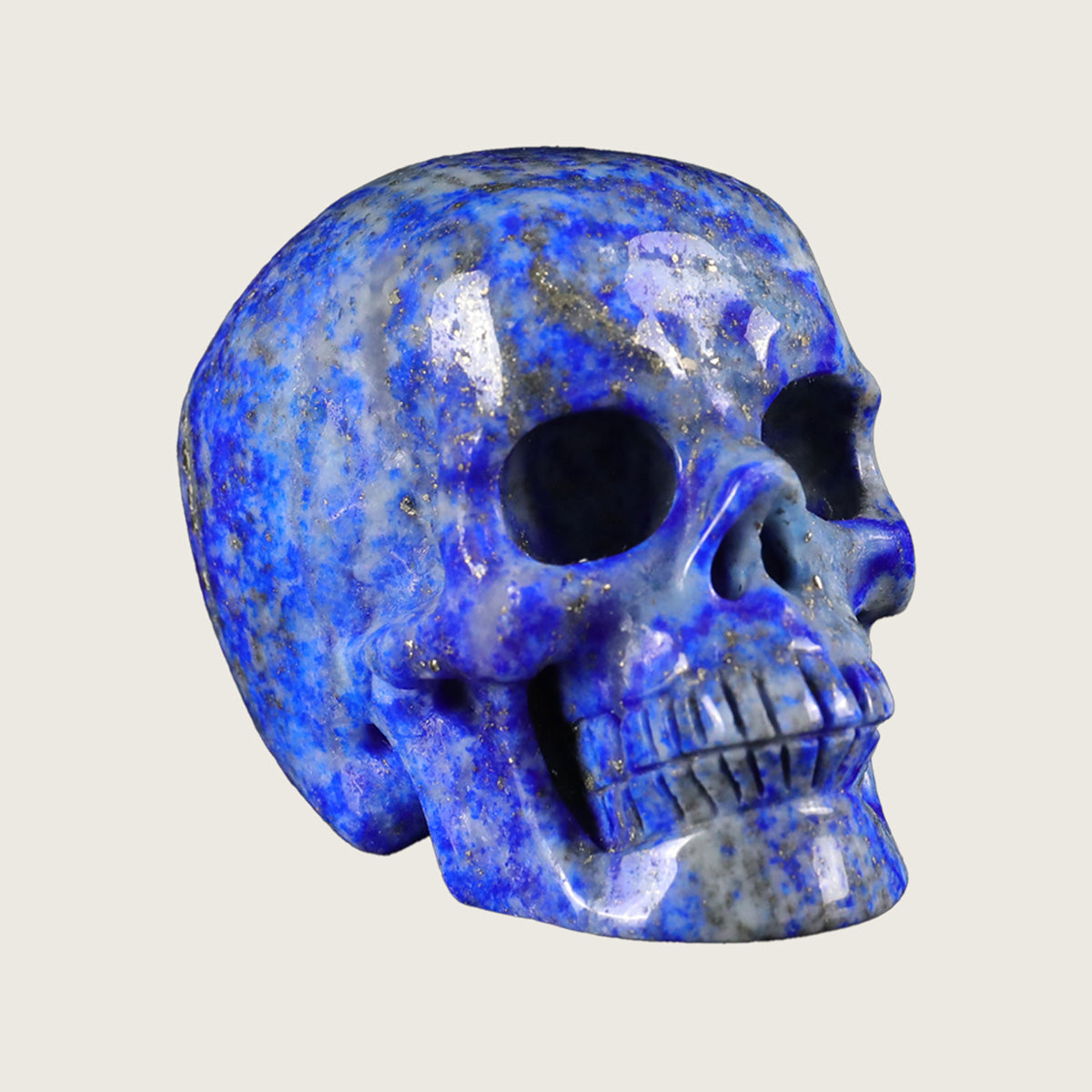 2.2" Lapis Lazuli Crystal Skull Carving  #SKH22058