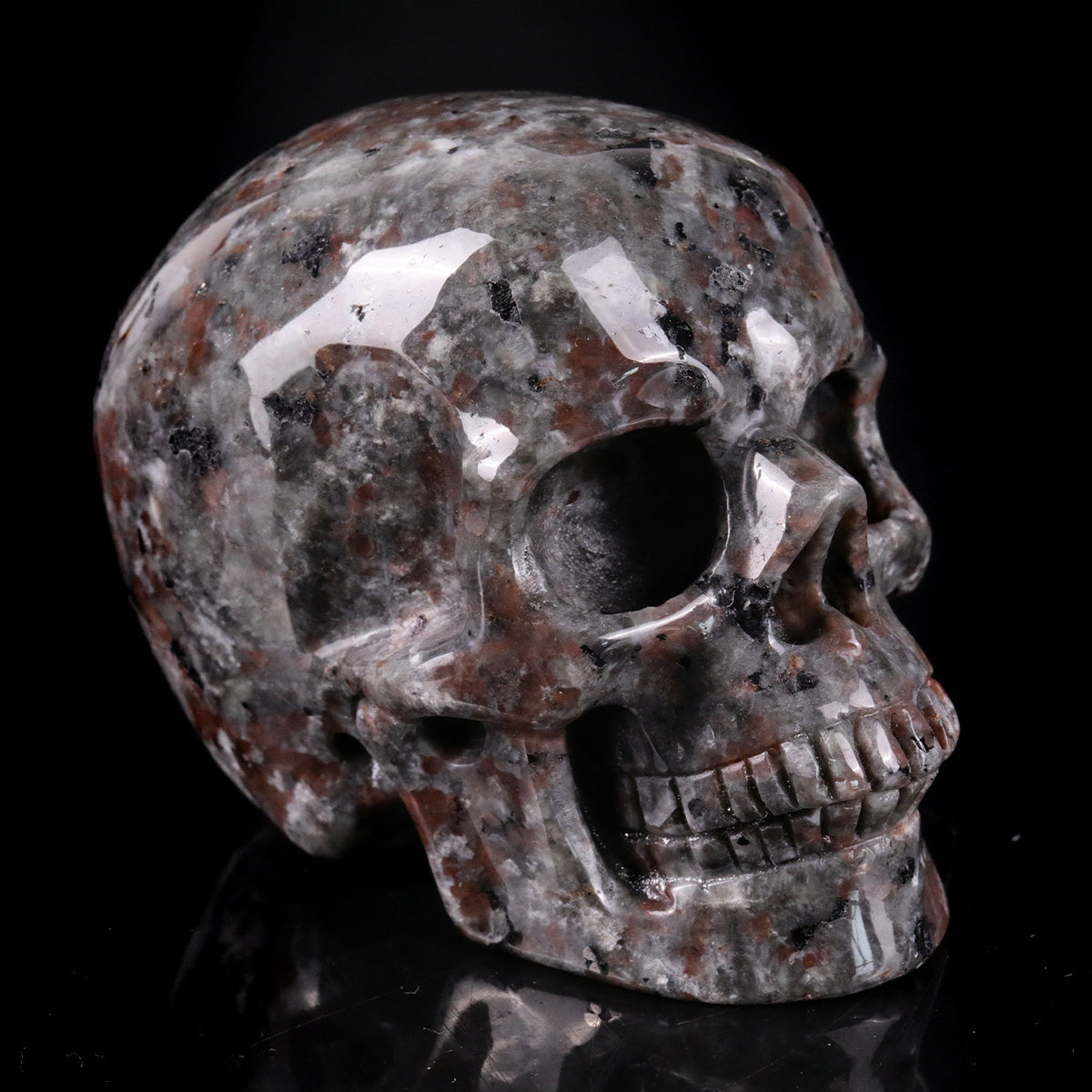 3.0" Yooperlite Crystal Skull Carving  #SKH30094