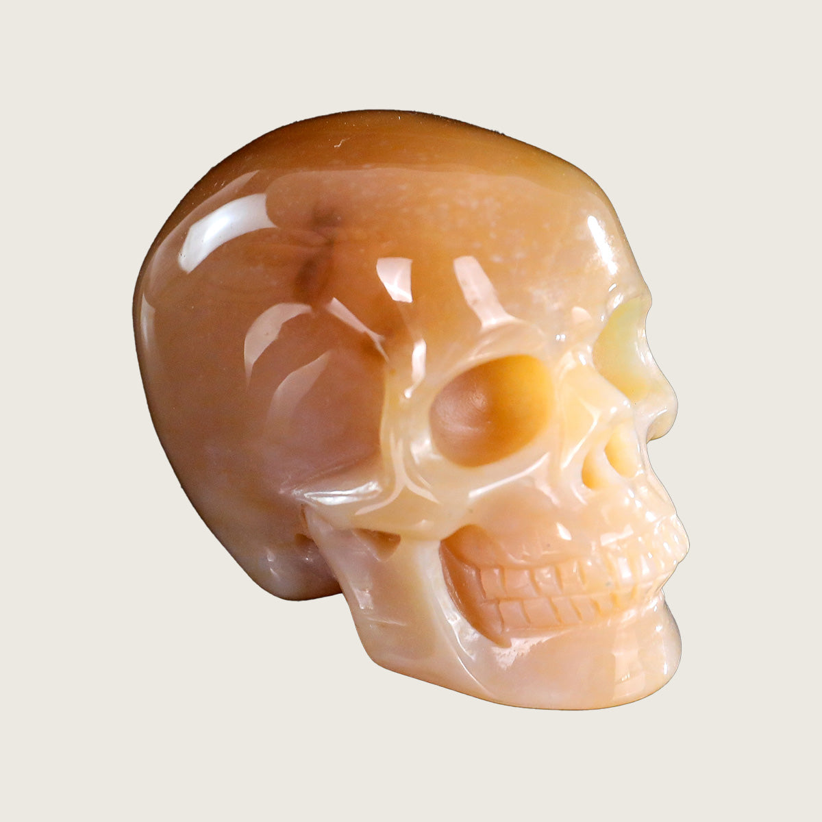 2.2" Chalcedony Jasper Crystal Skull Carving  #SKHCJ2201