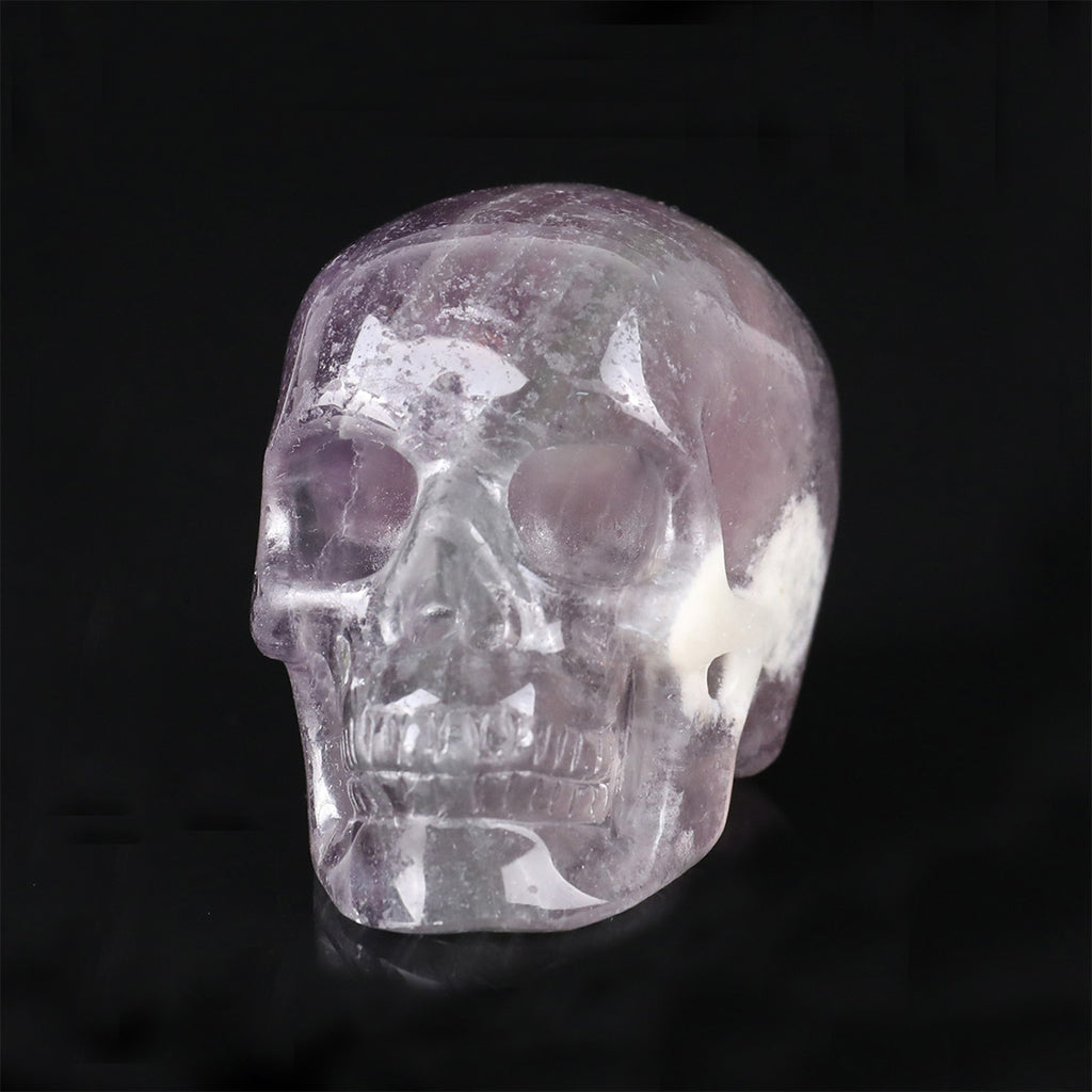 2.2" Fluorite Crystal Skull Carving  #SKH22077