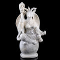 8.7" Ivory Jade Ghost King Carving - Unique Piece #3100008