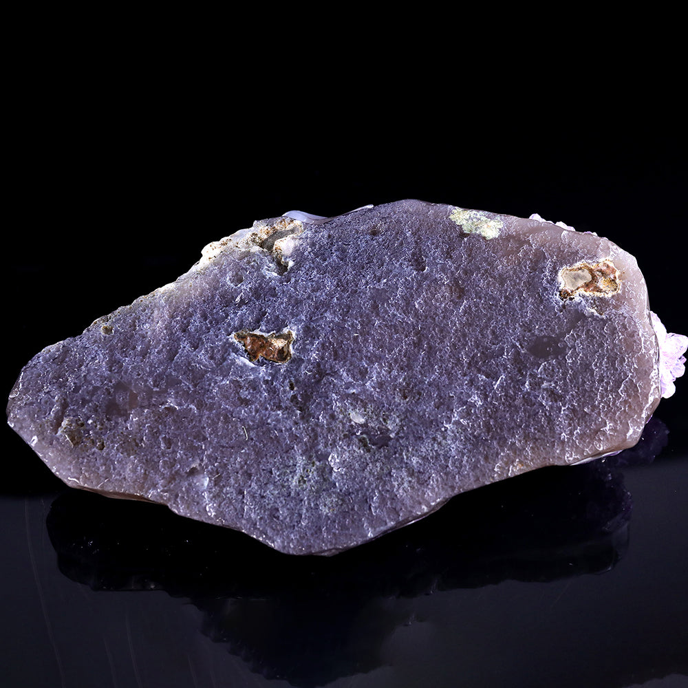 10.3" Amethyst Cluster Snake Carving - Unique Piece #3100326
