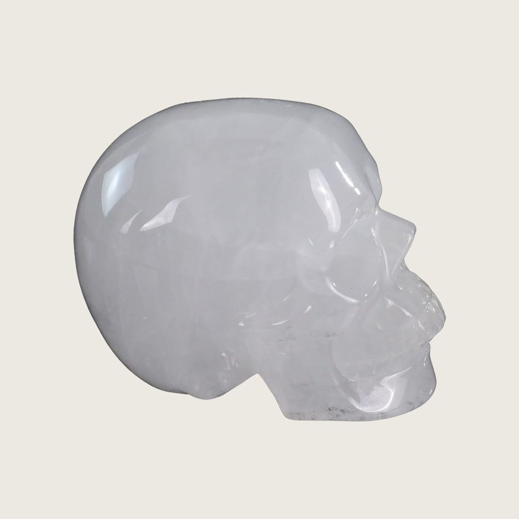 3.0" Angolan Quartz Crystal Skull Carving  #SKH30060