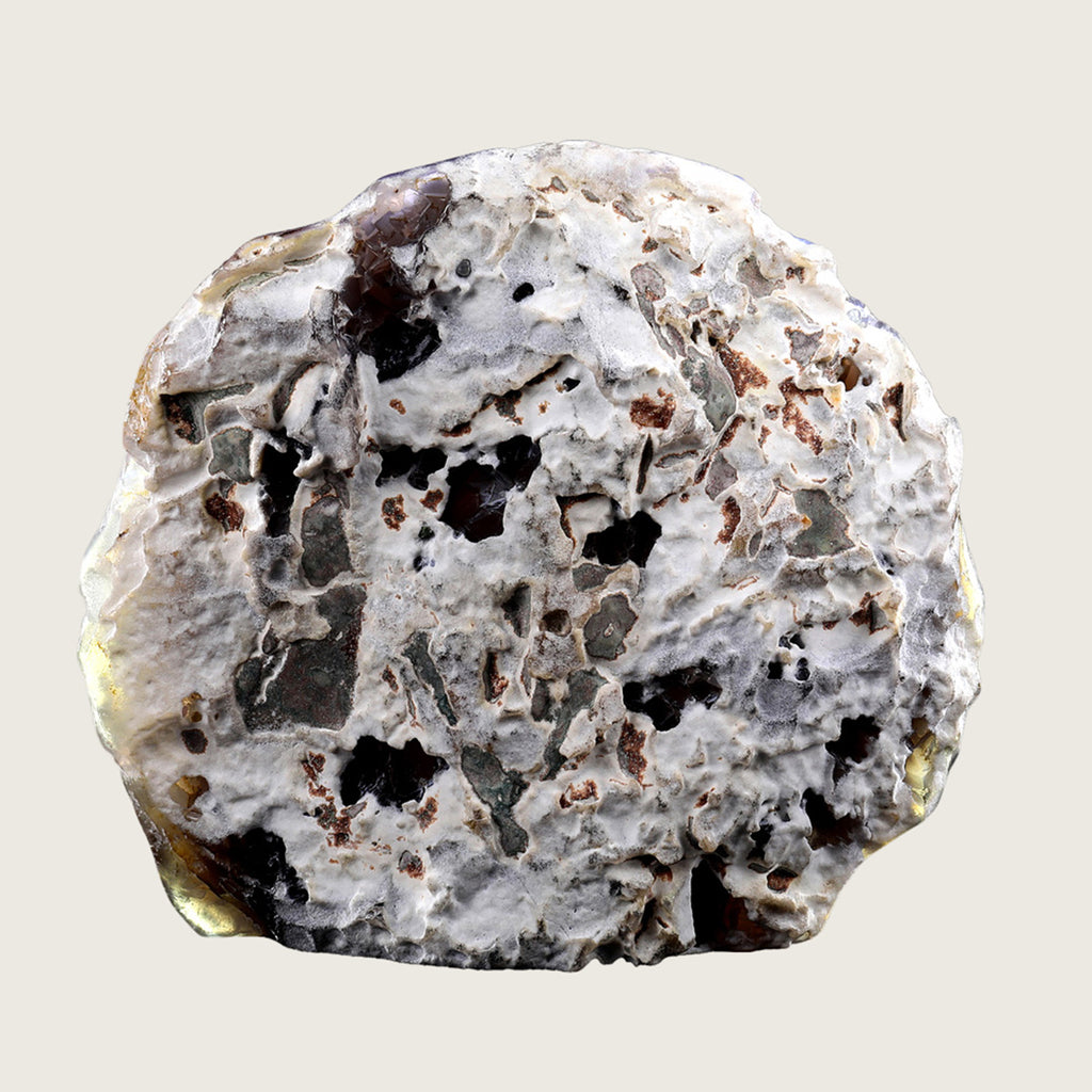 6.7" Druzy Agate Geode Carving  #GDC0003