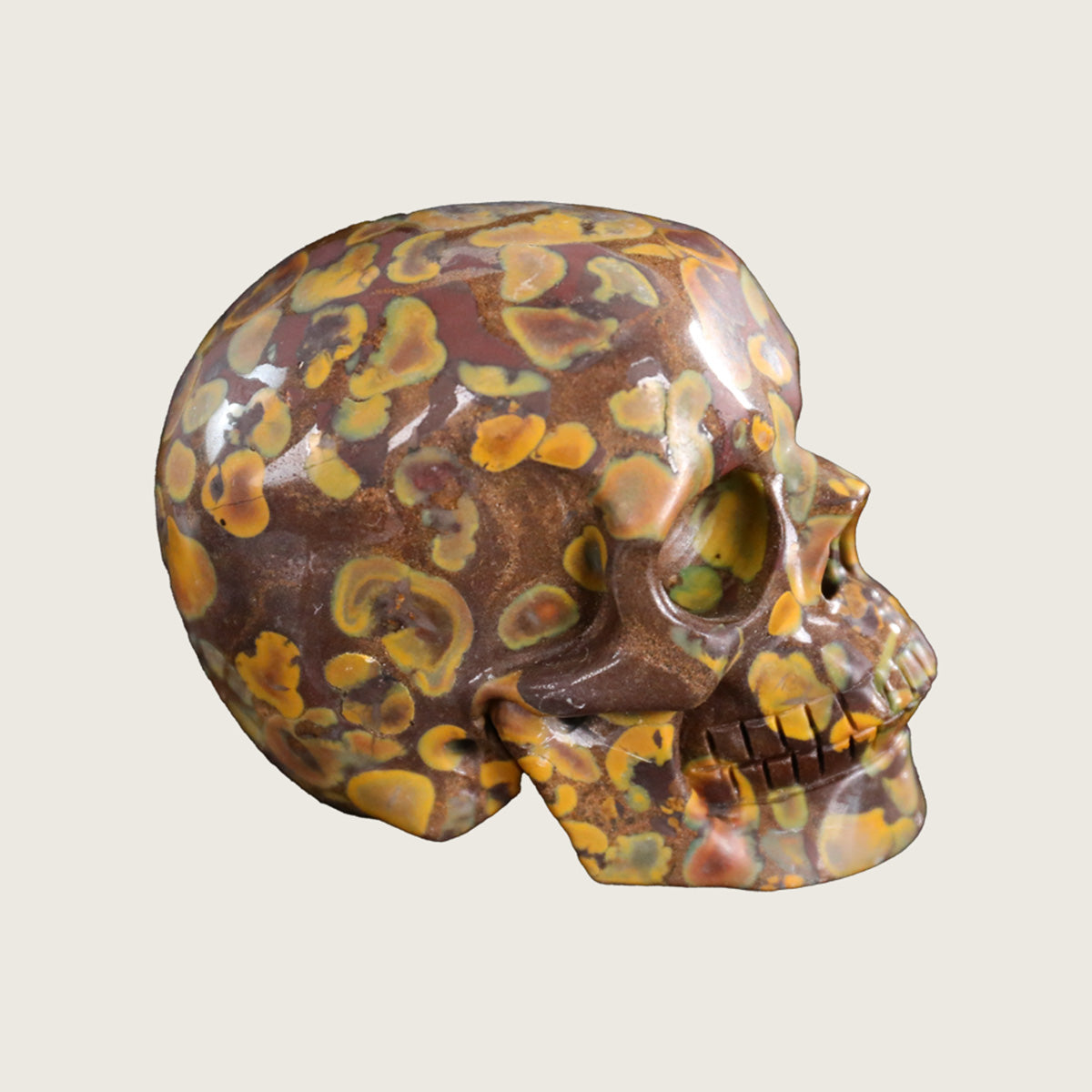 3.0" Oolite Crystal Skull Carving  #SKH30047