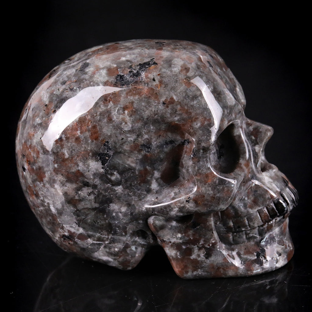 3.0" Yooperlite Crystal Skull Carving  #SKH30101
