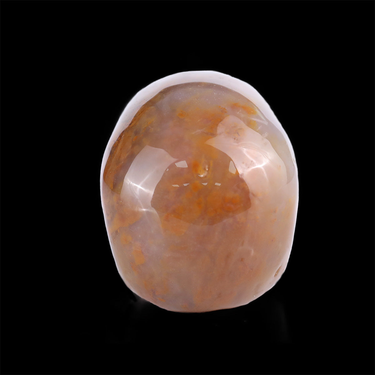 2.2" Yellow Chalcedony Crystal Skull Carving  #SKH22071