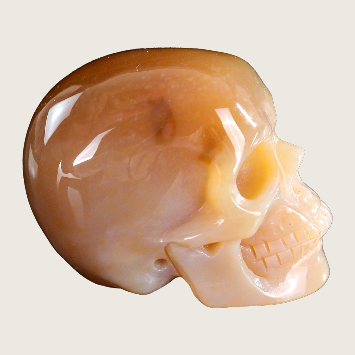 2.2" Chalcedony Jasper Crystal Skull Carving  #SKHCJ2201