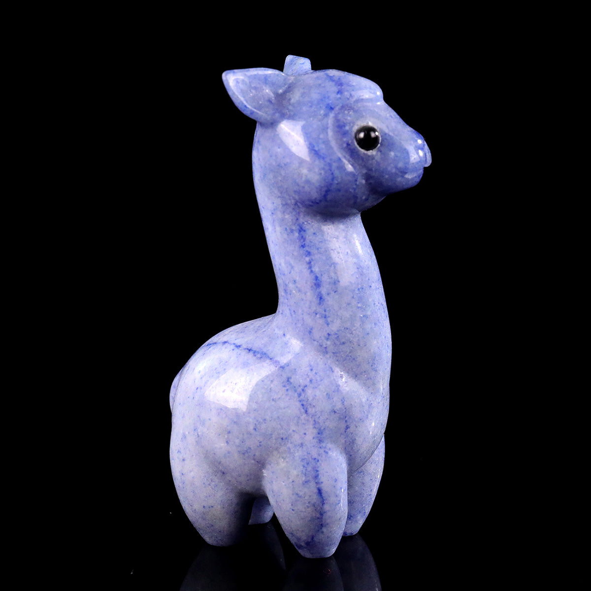 1.4" Blue Aventurine Alpaca Carving  #CHA0029